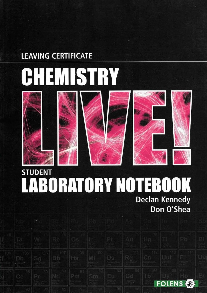 [9781780904320] [OLD EDITION] Chemistry Live Laboratory Notebook 2nd Edition