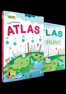 N/A O/S [OLD EDITION] Philips Irish Primary Atlas (Set) Revised 2016 Set (Incl Atlas Hunt)