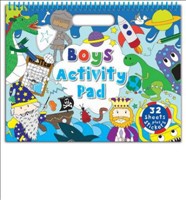 Boy's Activity Pad with Stickers