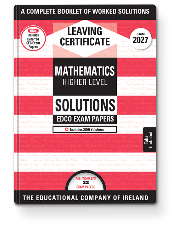 [9781845366322] 2027 Edco Solutions Maths LC HL Exam Papers