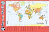 POSTER MAP OF THE WORLD