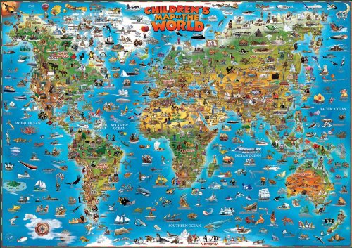 Children's Map Of The World