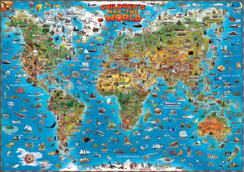 Children's Map Of The World