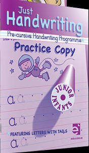 Just Handwriting Pre Cursive Practice Copy Jr Infants
