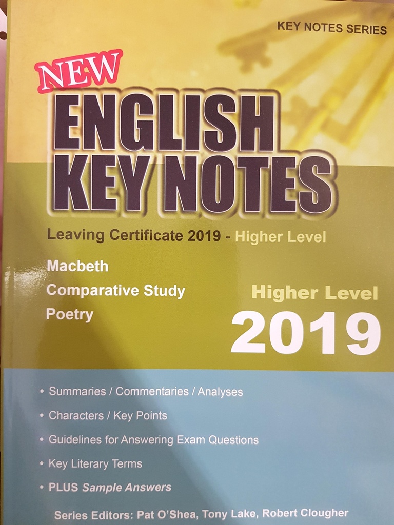 New English Key Notes HL 2019