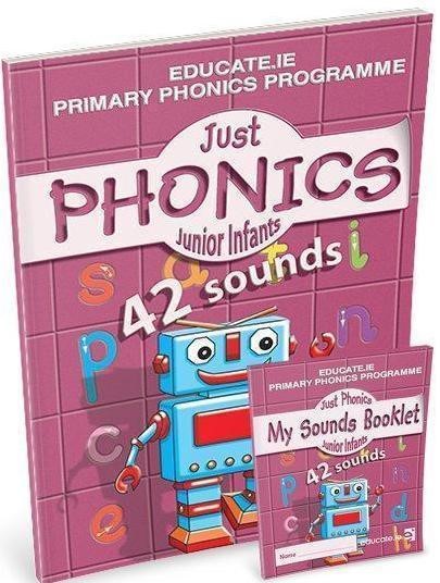 Just Phonics (42 Sounds) Junior Infants + Free Booklet