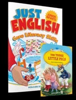Just English Junior Infants + FREE Novel The Three Little Pigs