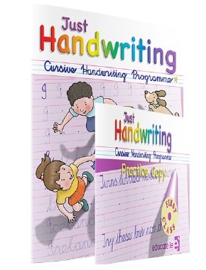 Just Handwriting Cursive 1st Class and Practice Copy