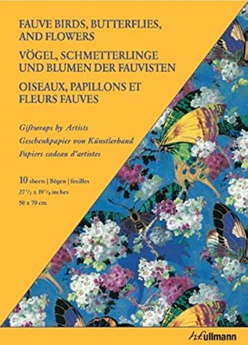 [9783833163203] Fauve Birds, Butterflies and Flowers Gift wrap