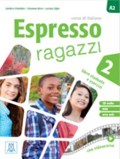 O/P N/A DNU  Espresso Ragazzi Libro studente e esercizi + CD audio + DVD Book 2