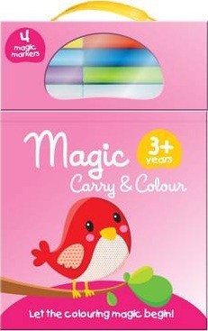 Magic Carry and Colour Book Pink 3+
