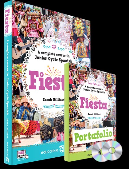 [9781912725601-used] [OLD EDITION] Fiesta (Set) Junior Cycle Spanish - (USED)