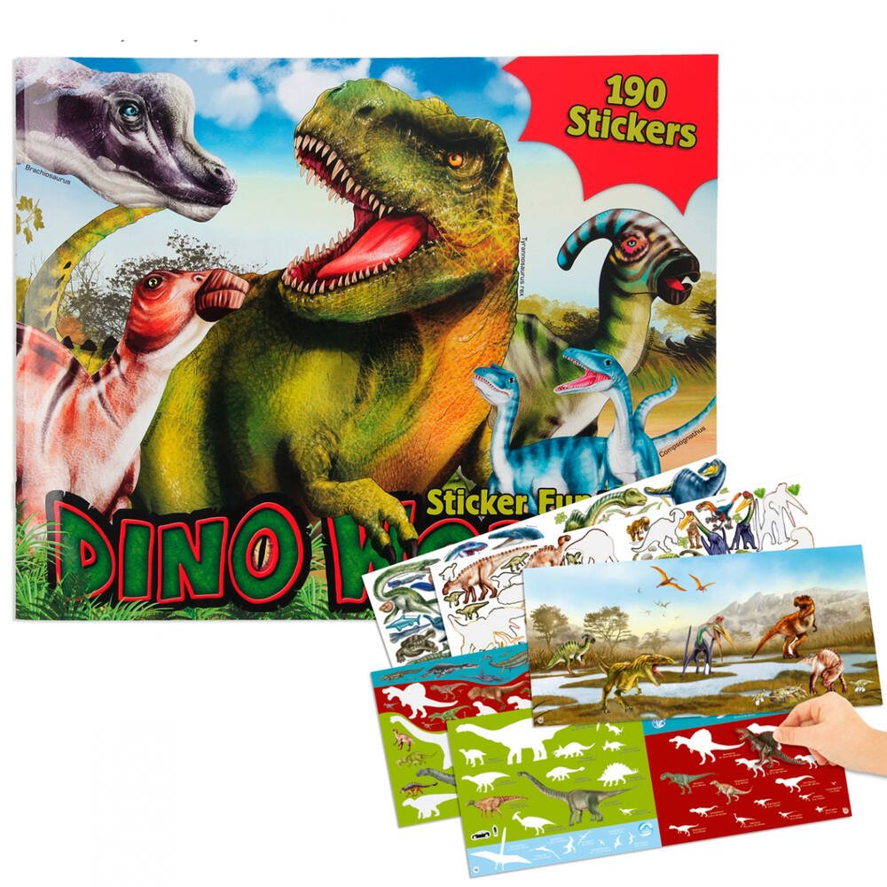 [4010070559441] Dino World Sticker Book