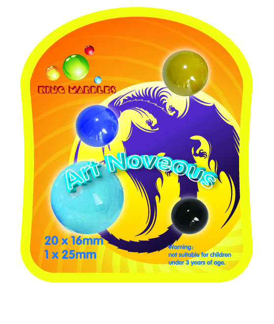 Art Nouveau Marbles