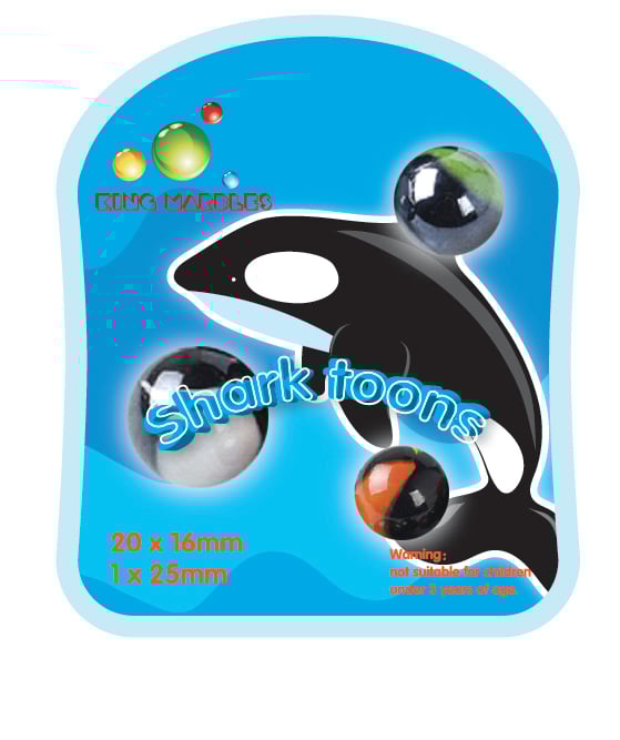 Shark Toons Marble