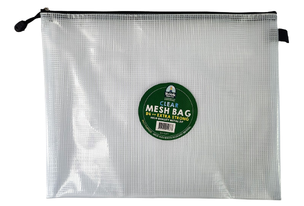 [5391539550377] Clear Mesh Bag B4++ Book Haven BH-0377
