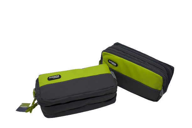 [5391539550490] Triple Pencil Case Wax Green