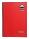 Hardback A4 160pg (Red) Bh-1350 Book Haven