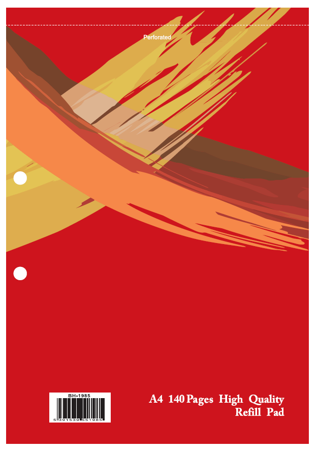 [5391539551985] (Available Mid May) Refill Pad A4 140Pg (Top Bound) BH-1985