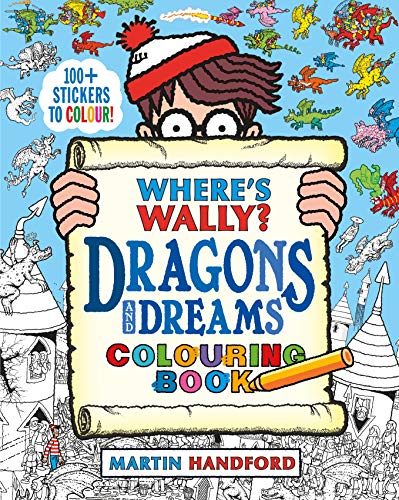 [9781406399981] Wheres Wally Dragons and Dreams Colouring Book