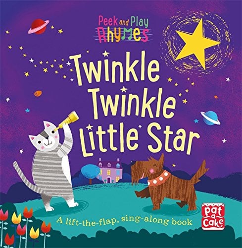 [9781526380197] Peek and Play Rhymes Twinkle Twinkle Little Star  A baby sing-along board book with flaps to lift