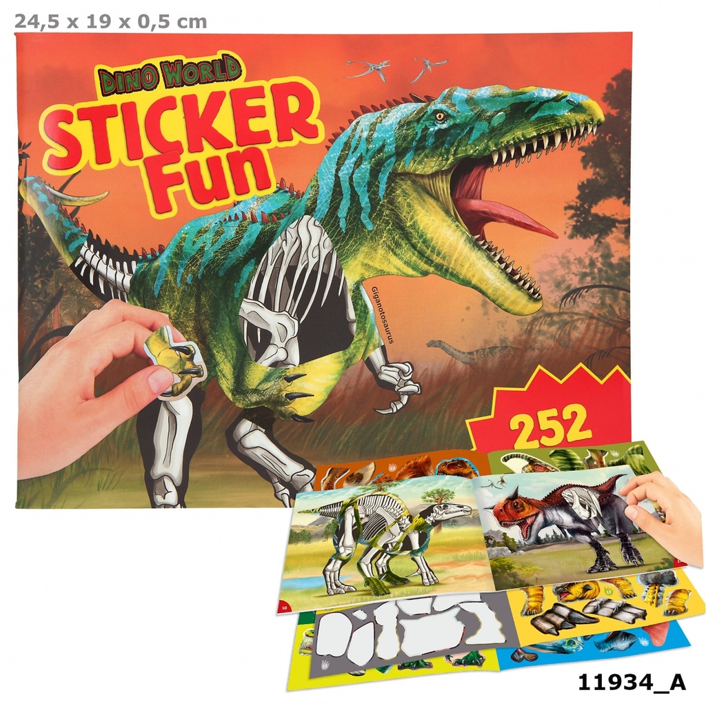 Dino World Sticker Fun