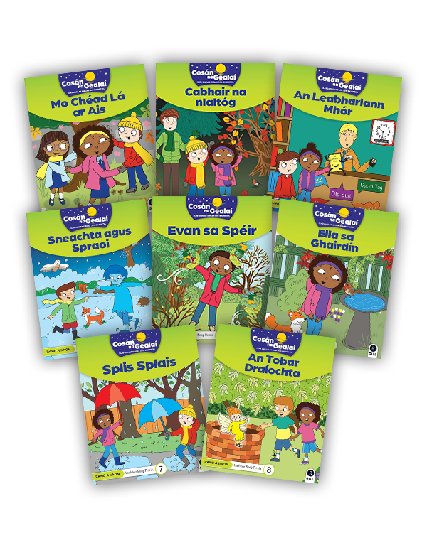 [9780717194520-new] CnaG: 1st Class Fiction Readers 8 Pack