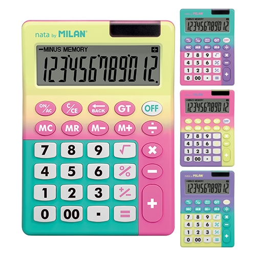 Calculator 12 Digit Blister Milan