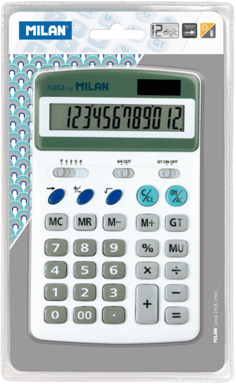 Calculator Blister 12 Digit Milan