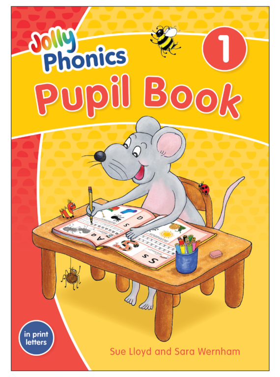 Jolly Phonics Pupil Book 1 (colour edition) in print letters
