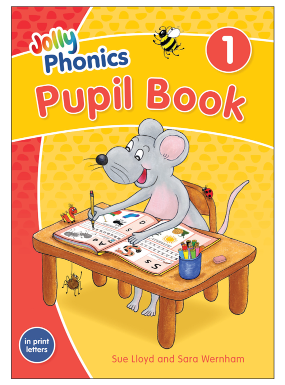 [9781844147199] Jolly Phonics Pupil Book 1 (colour edition) in print letters