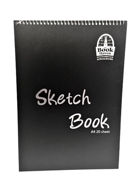 [O/S] Sketch Book A4 20 Sheet Plastic Cover BH-4221
