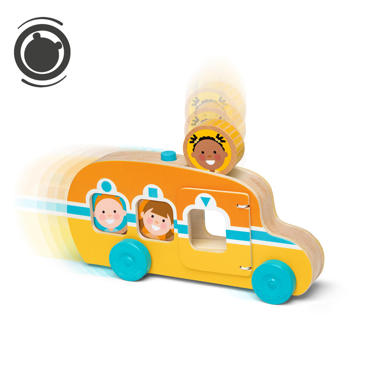 [0000772307383] Roll and Ride Bus Go Tots Melissa and Doug