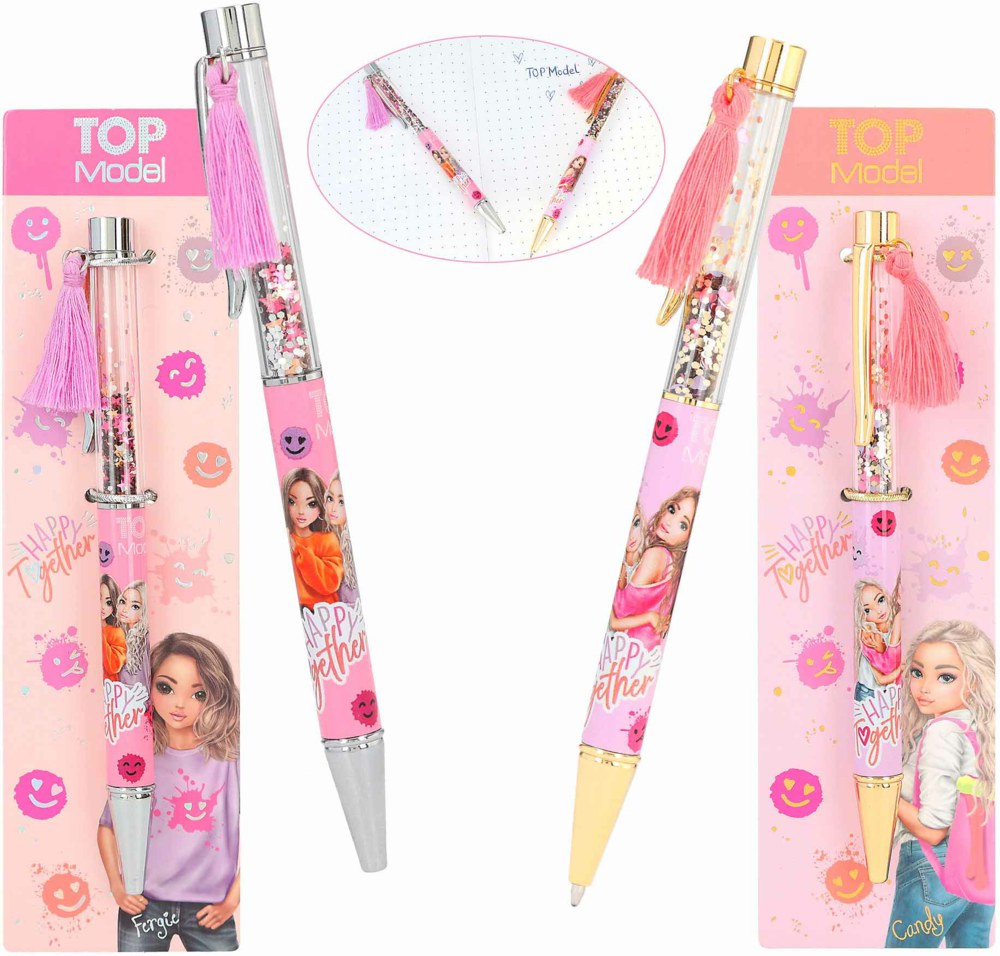 TOPModel Ballpen With Confetti HAPPY TOGETHER