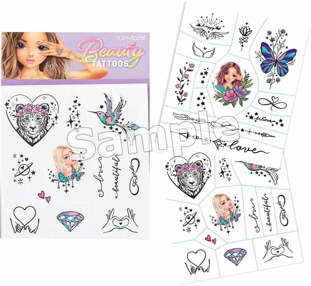 [4010070648473] TOPModel Tattoos BEAUTY and ME
