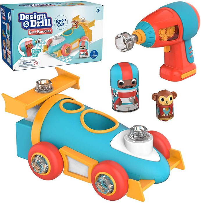 [086002041869] Design & Drill® Bolt Buddies® Race Car