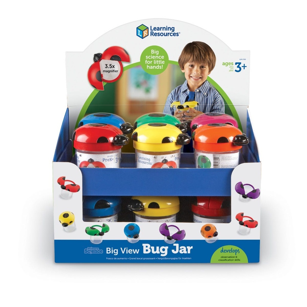 [DNU] Primary Science® Big View Bug Jars (Set of 12)