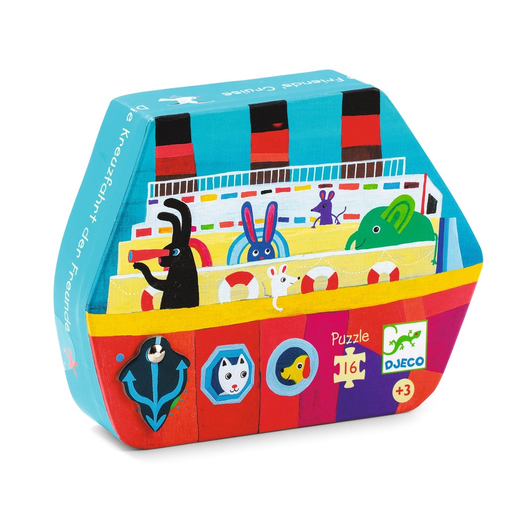 Djeco - Silhouette Puzzles The Friends’ Cruise