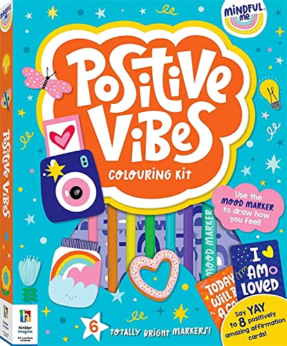 [9781865152707] Positive Vibes Colouring Kit