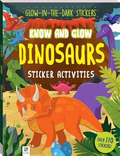 [9781488940262] Know and Glow Dinosaur Sticker Activity