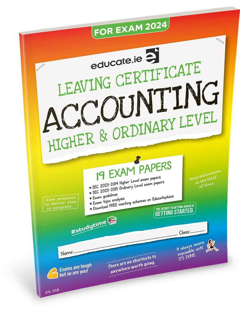 Educate.ie LC Accounting HL & OL Exam Papers 2024