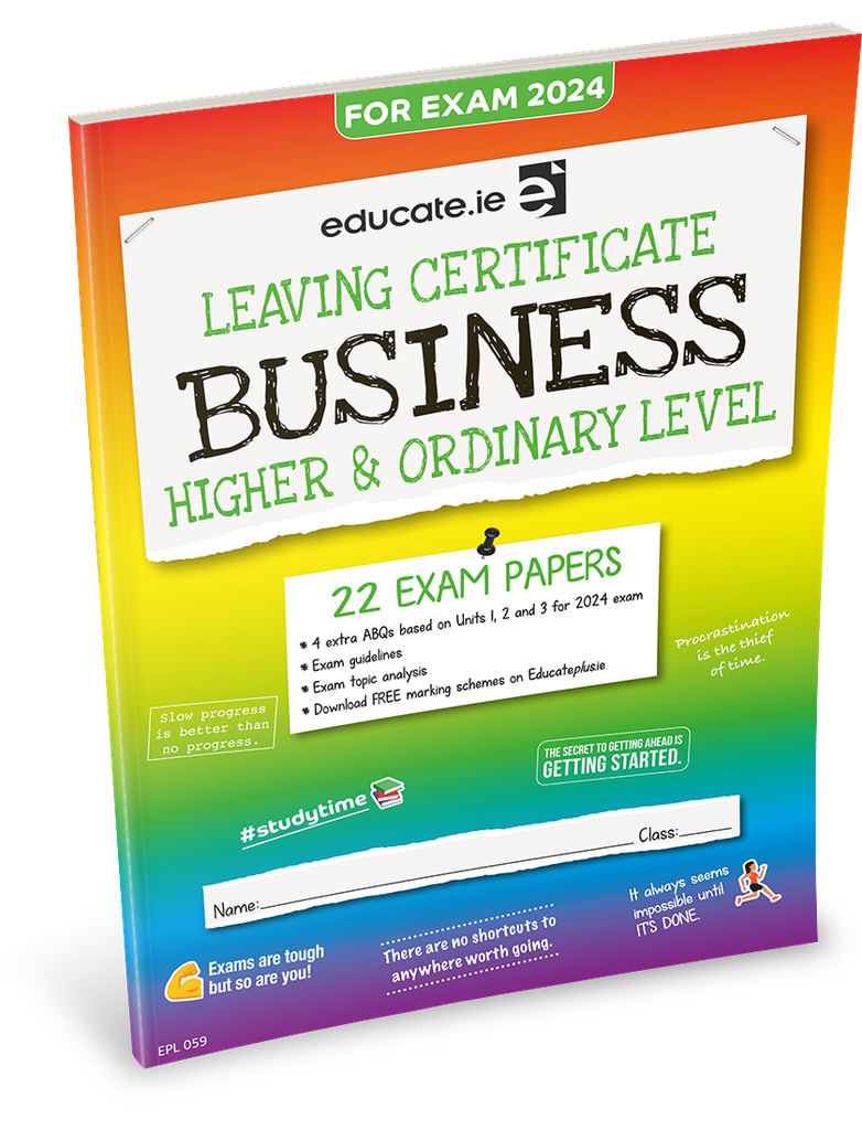 Educate.ie LC Business HL & OL Exam Papers 2024