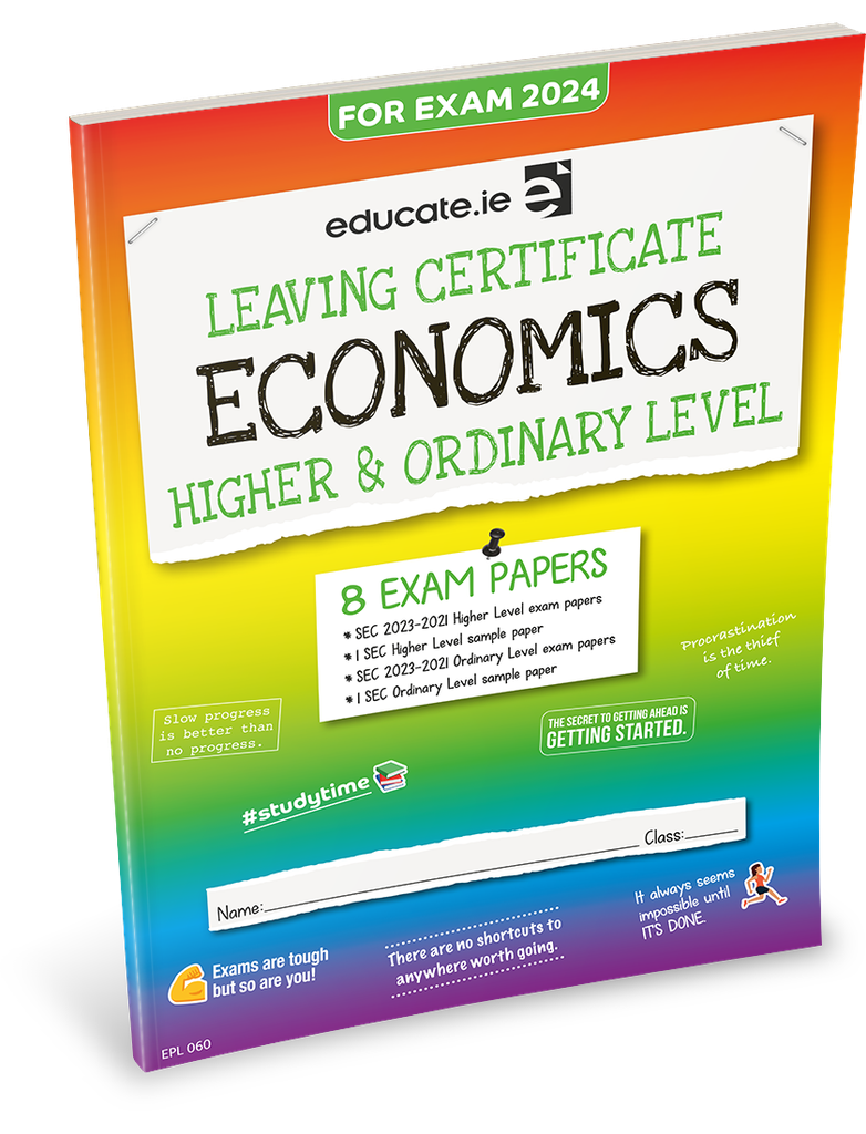 [9781915595379] [OLD EDITION] Educate.ie LC Economics HL & OL Exam Papers 2024