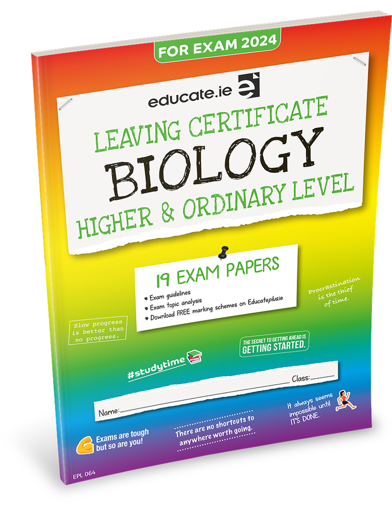 [9781915595416] [OLD EDITION] Educate.ie LC Biology HL & OL Exam Papers 2024