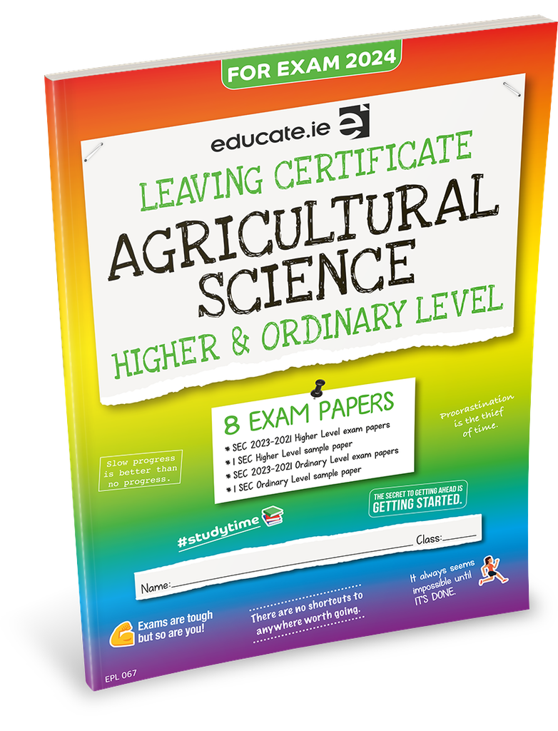 Educate.ie LC Agricultural Science HL & OL Exam Papers 2024