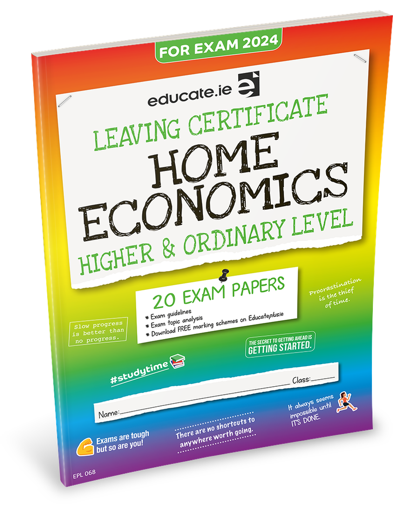 Educate.ie LC Home Economics HL & OL Exam Papers 2024