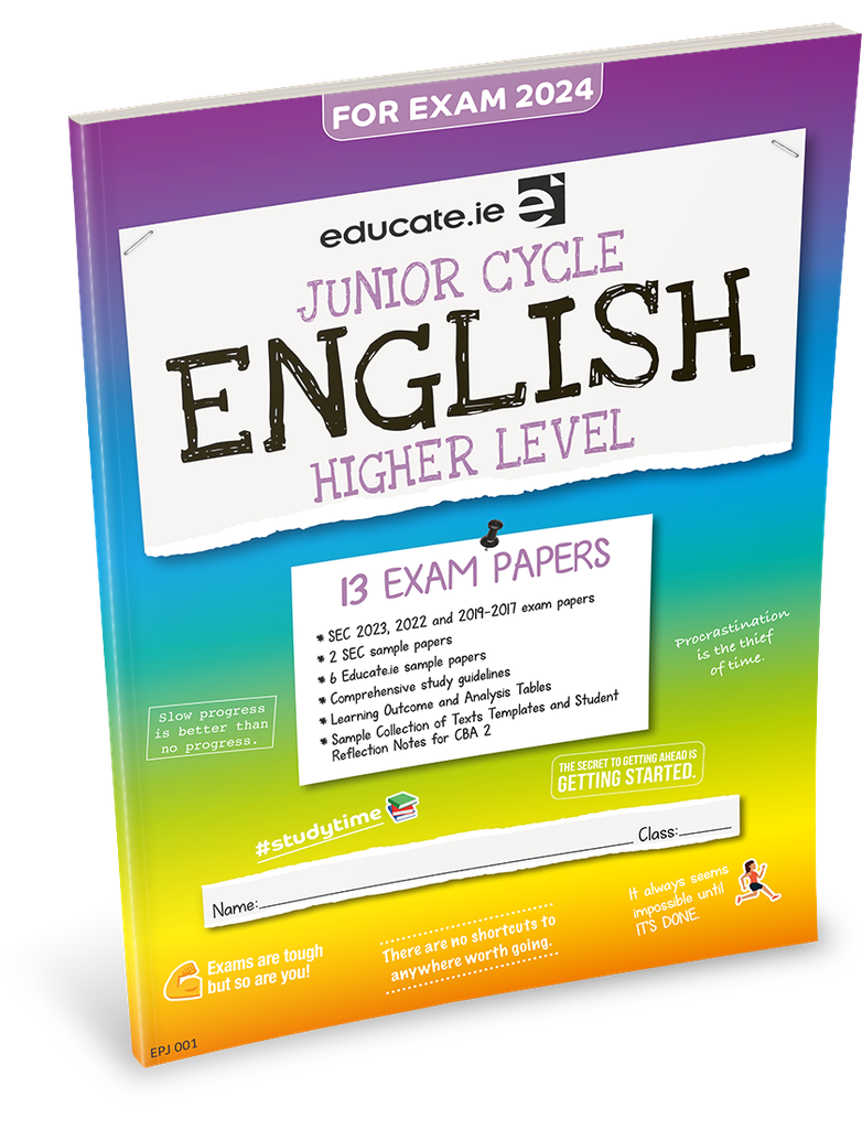 Educate.ie JC English HL Exam Papers 2024
