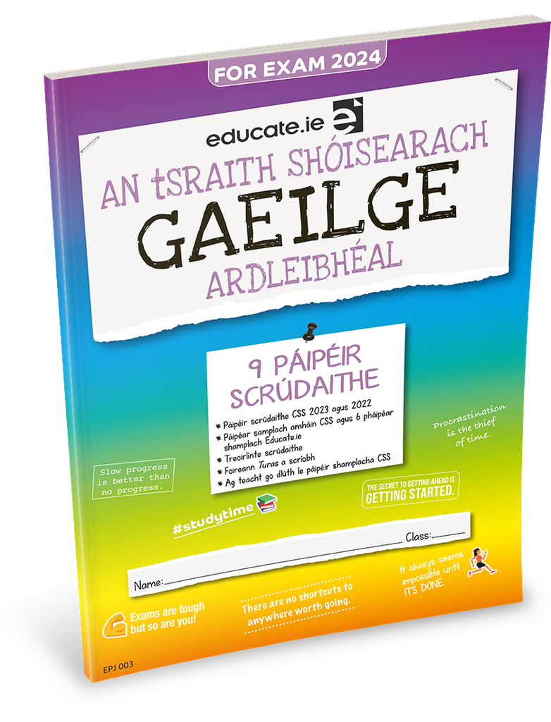 Educate.ie JC Gaeilge HL Exam Papers 2024