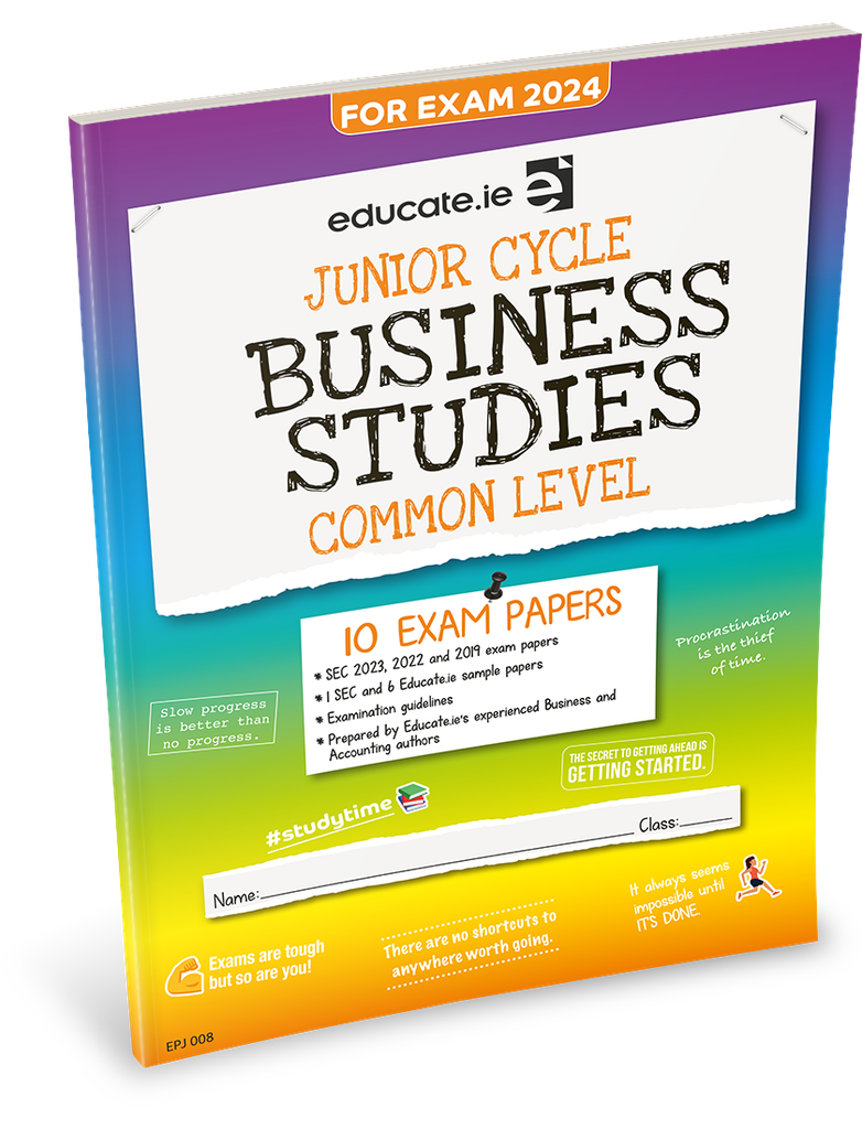 Educate.ie JC Business Studies Common Level Exam Papers 2024