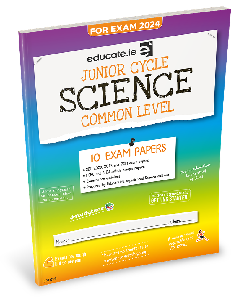 [9781915595676] [OLD EDITION] Educate.ie JC Science Common Level Exam Papers 2024